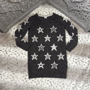 Baby GAP sweater dress girls size 5T knit stars preppy girlhoodcore school fall